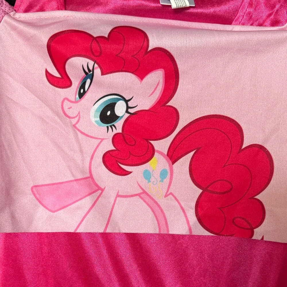 My Little Pony Pinkie Pie Costume - Pink and Red dress ears tights new